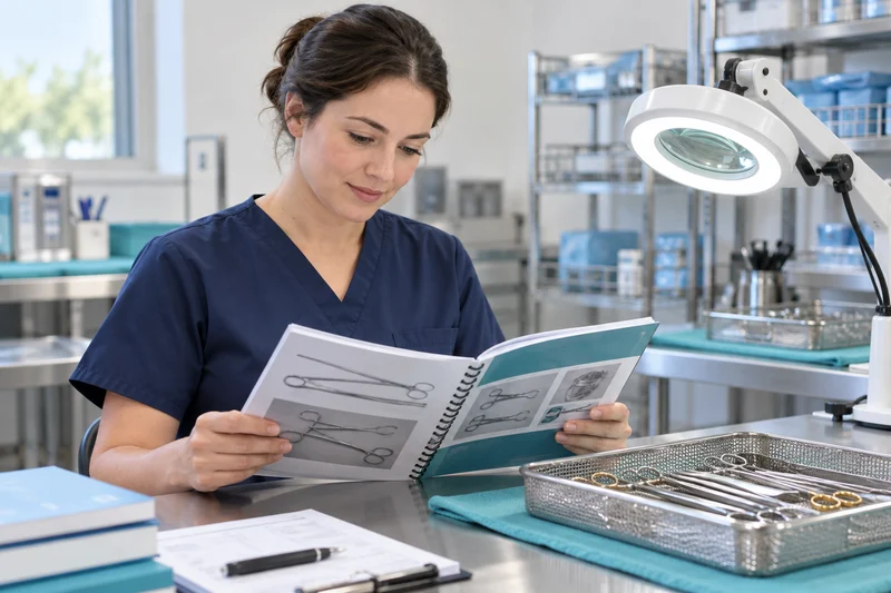 CSSD professional reviewing instrument processing learning material